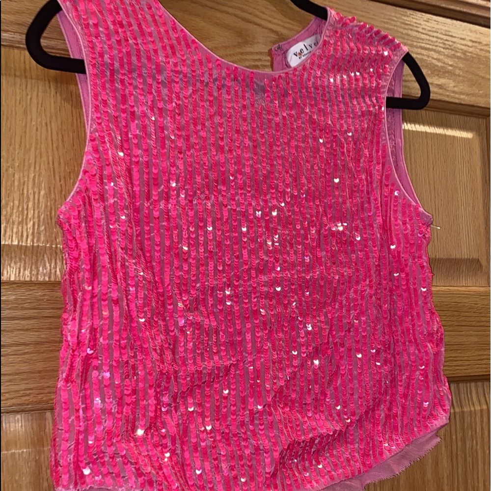 Velvet by Graham & Spencer Riana Sequin Blouse - Picture 7 of 8
